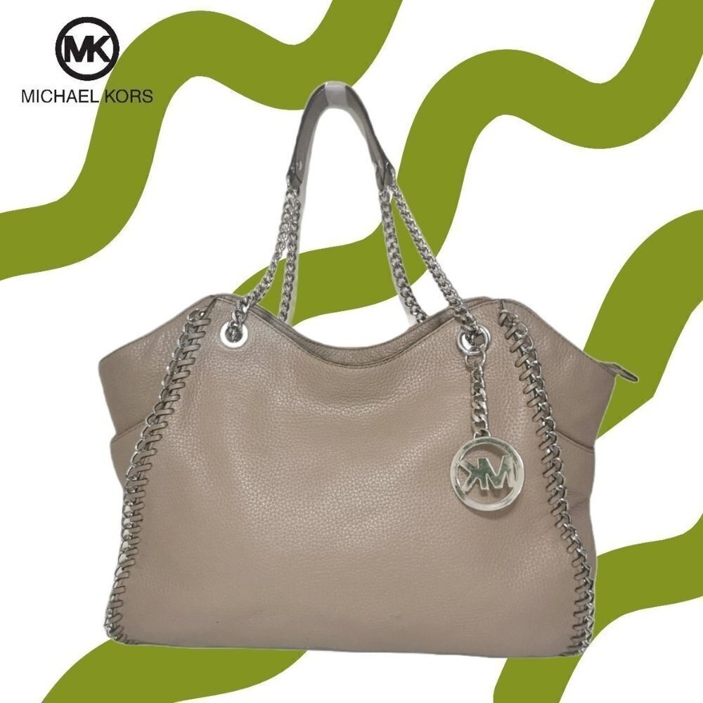 Michael Kors chain bag | Color: taupe | size 14L x 10H